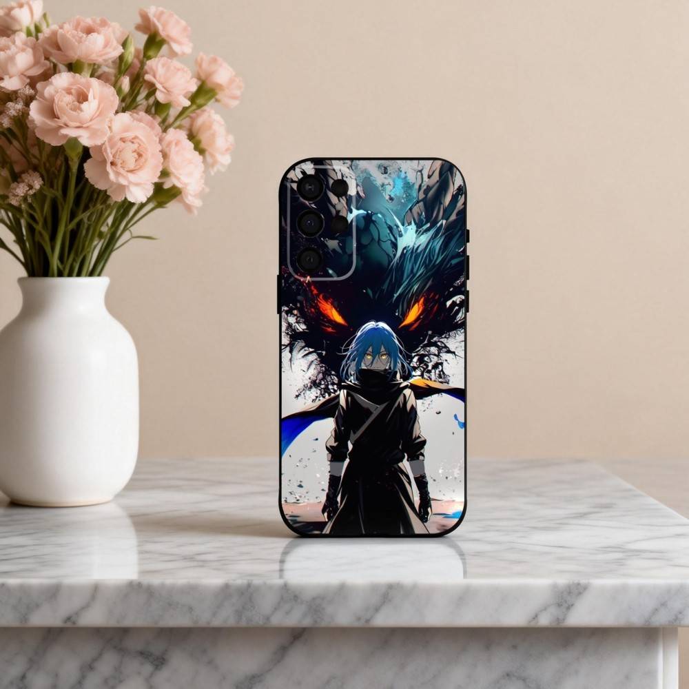 R-Rimuru T-Tempest-T S-Slime Phone Case For Samsung S25,S24,S21,S22,S23,S30,Ultra,S20,Plus,Others Soft Black Case