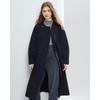 Betu Women's Elegant Pure Wool Coat with Belt
