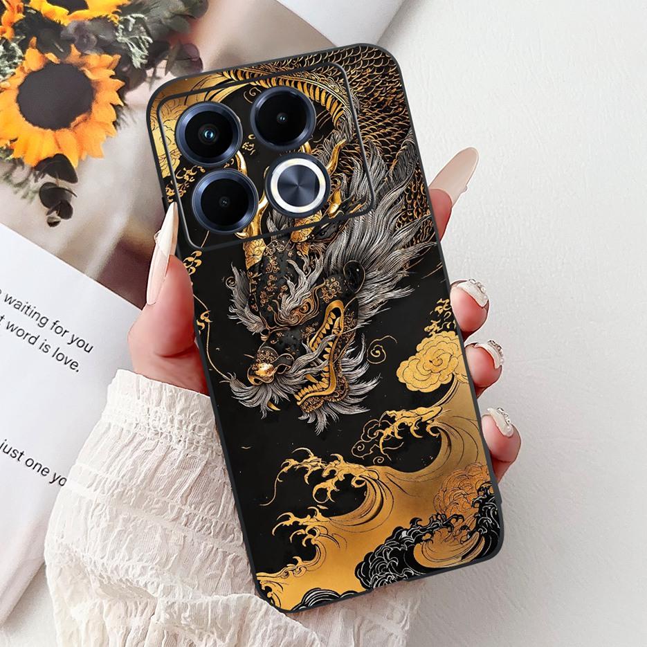 For Infinix Note 40 5G Case X6852 New Luxury Painted Cover Soft Silicone Phone Case For Infinix Note 40 Pro Plus Note40 4G Shell