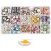 Rhinestones Rondelle Spacer Beads Delicate Rondelle Beads with Sparkling Crystals for Elegant Jewelry Creations