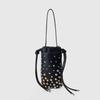Fashion High-end Texture Stud Bucket Bag, Niche Crossbody Bag, Phone Bag