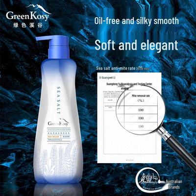 GreenKosy Šampon pro kontrolu mastnoty a hladkost s mořskou solí