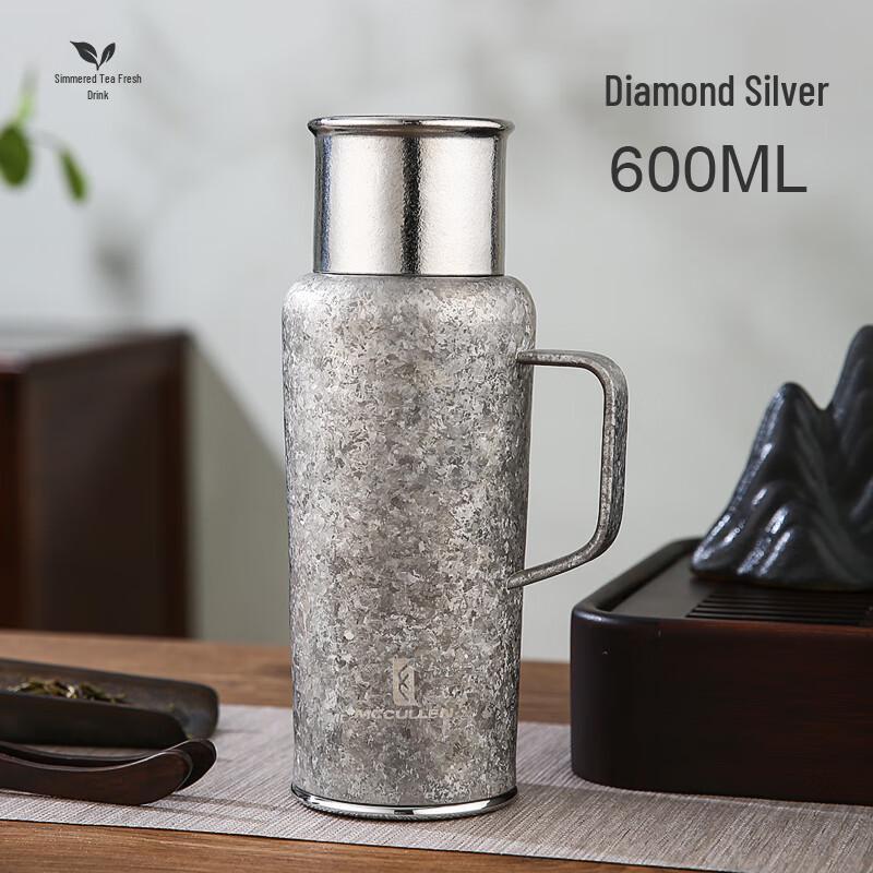 MCCULLEN Pure Titanium Insulated Tea Infuser Bottle