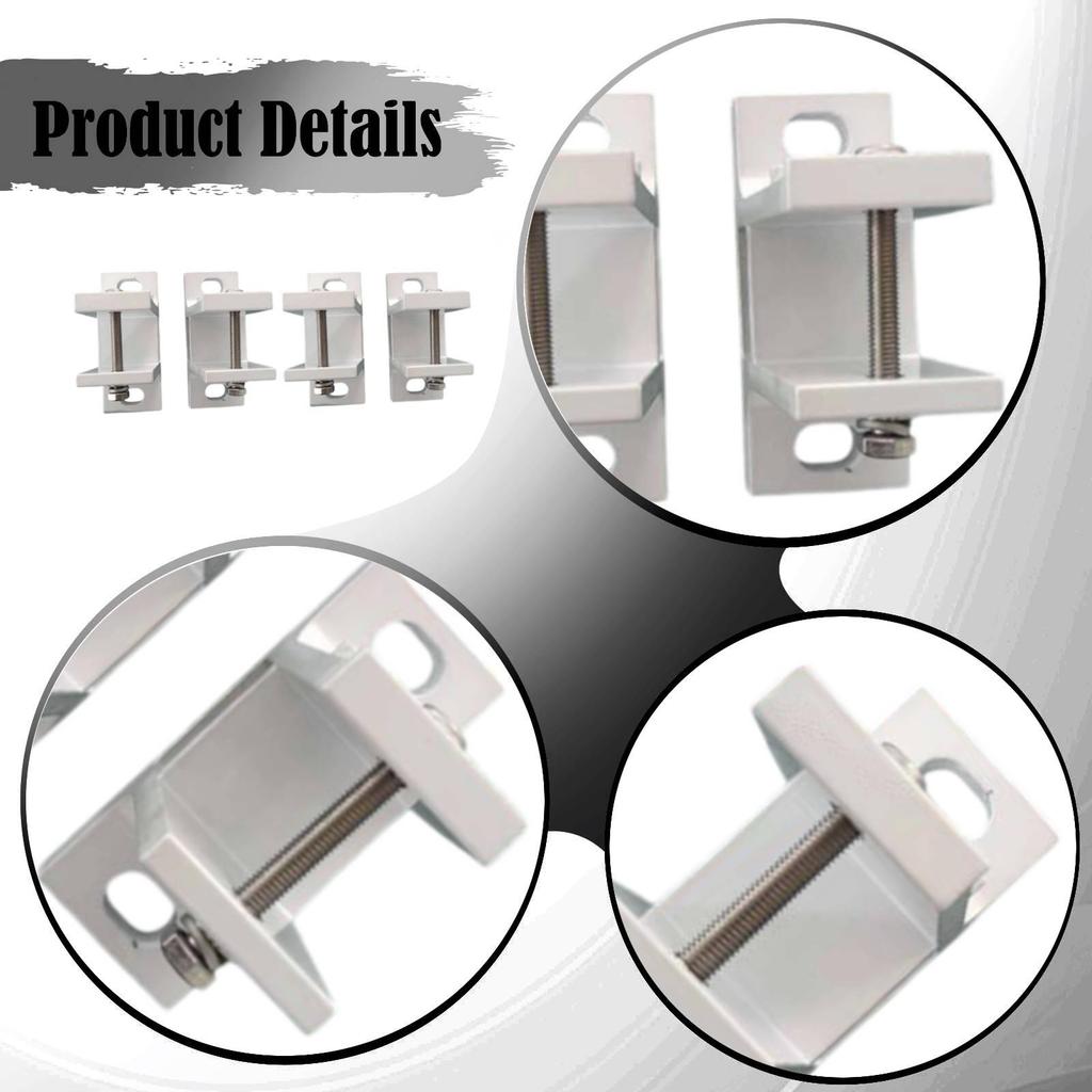 4x Awnings Wall Mounting Bracket Aluminum Alloy Rain Cover Support