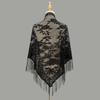 New Embroidery Lace Scarf Shawl Women Scarf Shawls Fringe Solid Pashmina Stole Bufandas Muslim Hijab Sjaal Party Shawl Headscarf
