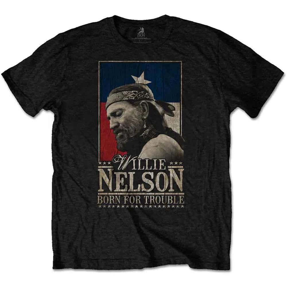 T-Shirt # L Unisex Black # Born for Trouble L