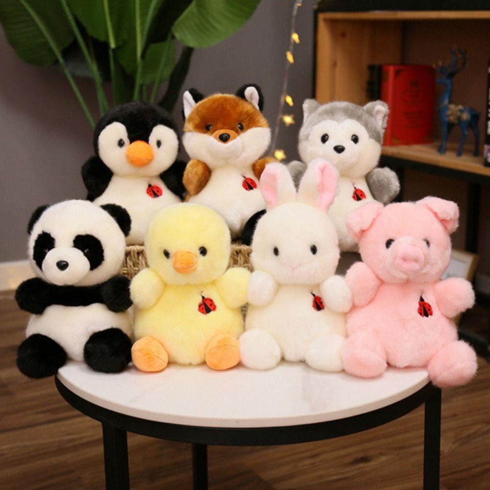Pig Elephant Plush Toy Koala Penguin Plush Doll Cartoon Sleeping Doll Monkey Doll Clip  Home Decor