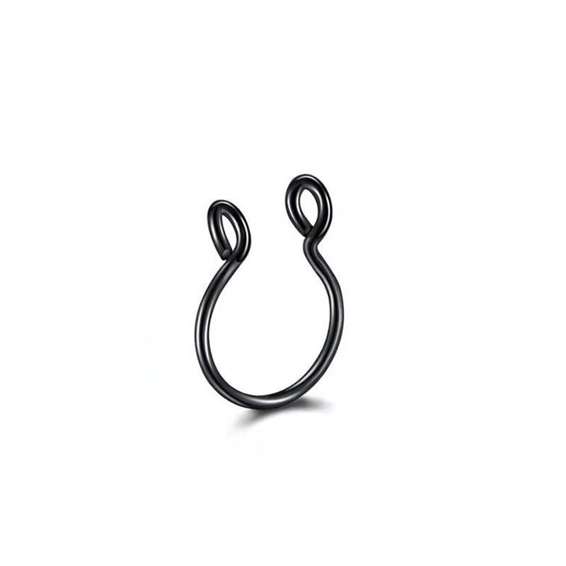 European & American Fashion: Fake Nose Rings & Studs - Non-Piercing Jewelry & Versatile Ear Clips