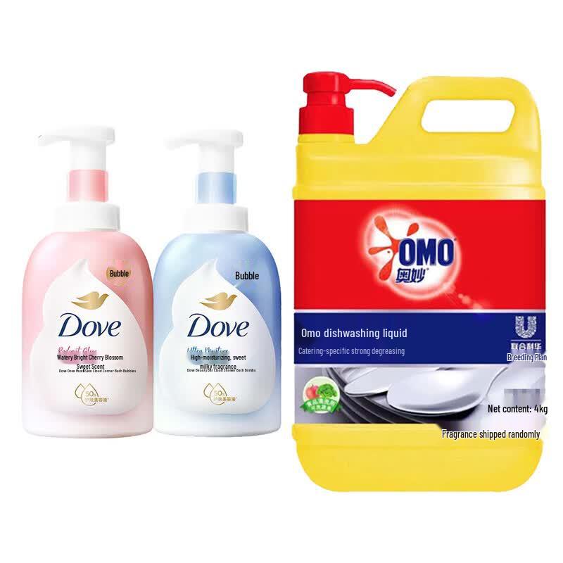 Набор пенящегося геля для душа Dove с аминокислотами