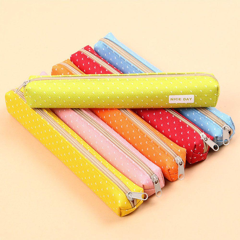 Pouch Candy Color Student Supplies Stationery Pencil Case Pen Bag Pencil Box Pencil Pouch