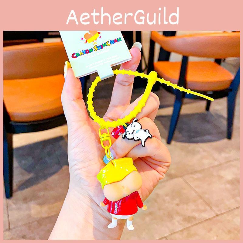 Adorable Pvc Cartoon Crayon Shin-chan Keychain For Kids Birthday Gifts