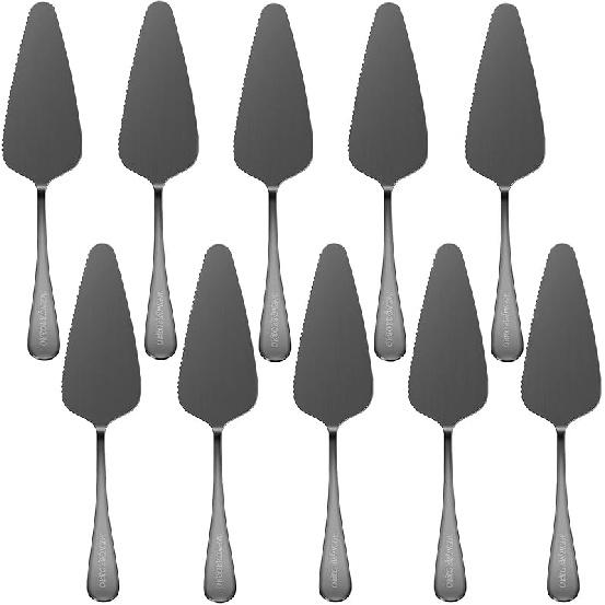 5x Cake Server Pie Holder Transfer Triangular Spade Spatula for Pizza Cake Baking Pack of 5