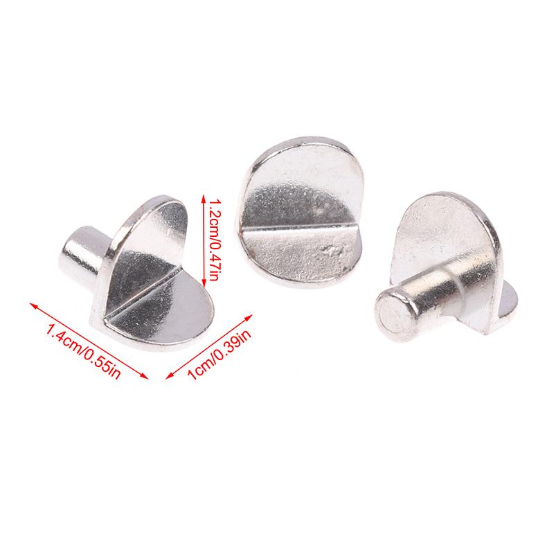 20Pcs 5Mm L-Shaped Shelf Support Studs Pegs Pins Plugs Cabinet Seperator Fixed Wooden Glass Layer Board Furniture Bracket Holder