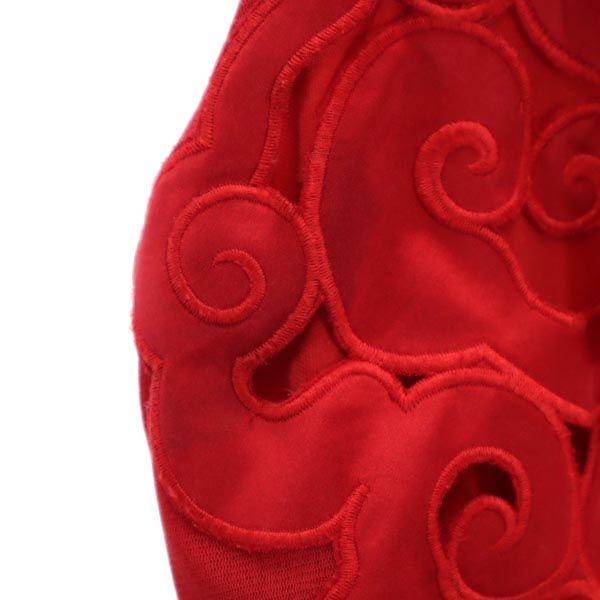 Vivienne Tam No Sleeve With Bolero One Piece 1 Red Setup Suit Women Used