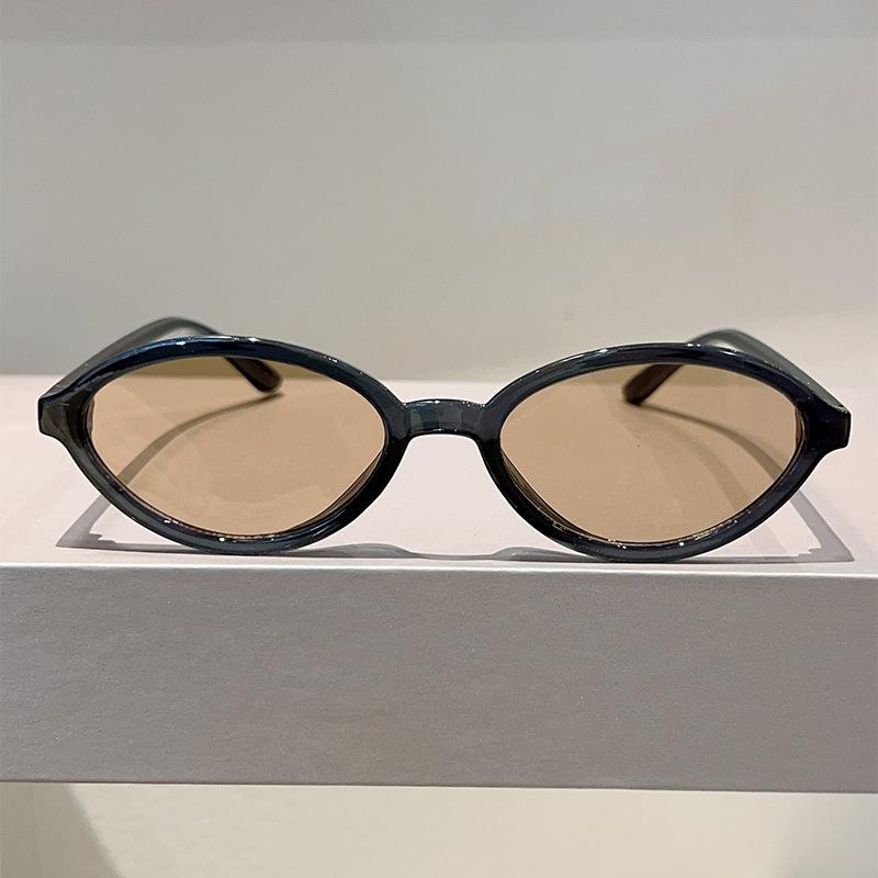 JYL TS Sunglasses UV Protection Small Ellipse Leopard/3482