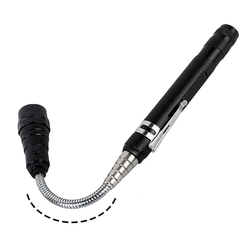 Magnet 3 LED Magnetic Pickup Tool Telescoping Flexible Extensible Led Flashlights Perfect Mechanical Pick- Up Tools Gifts