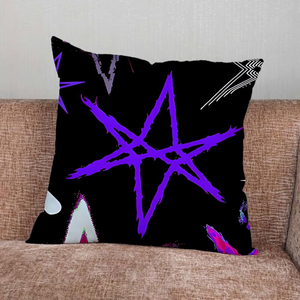 Bring Me The H-Horizons BMTH Pillow Case For Home Bedroom Car Office Decoration Living Room Sofa Cushion Cover Suitable