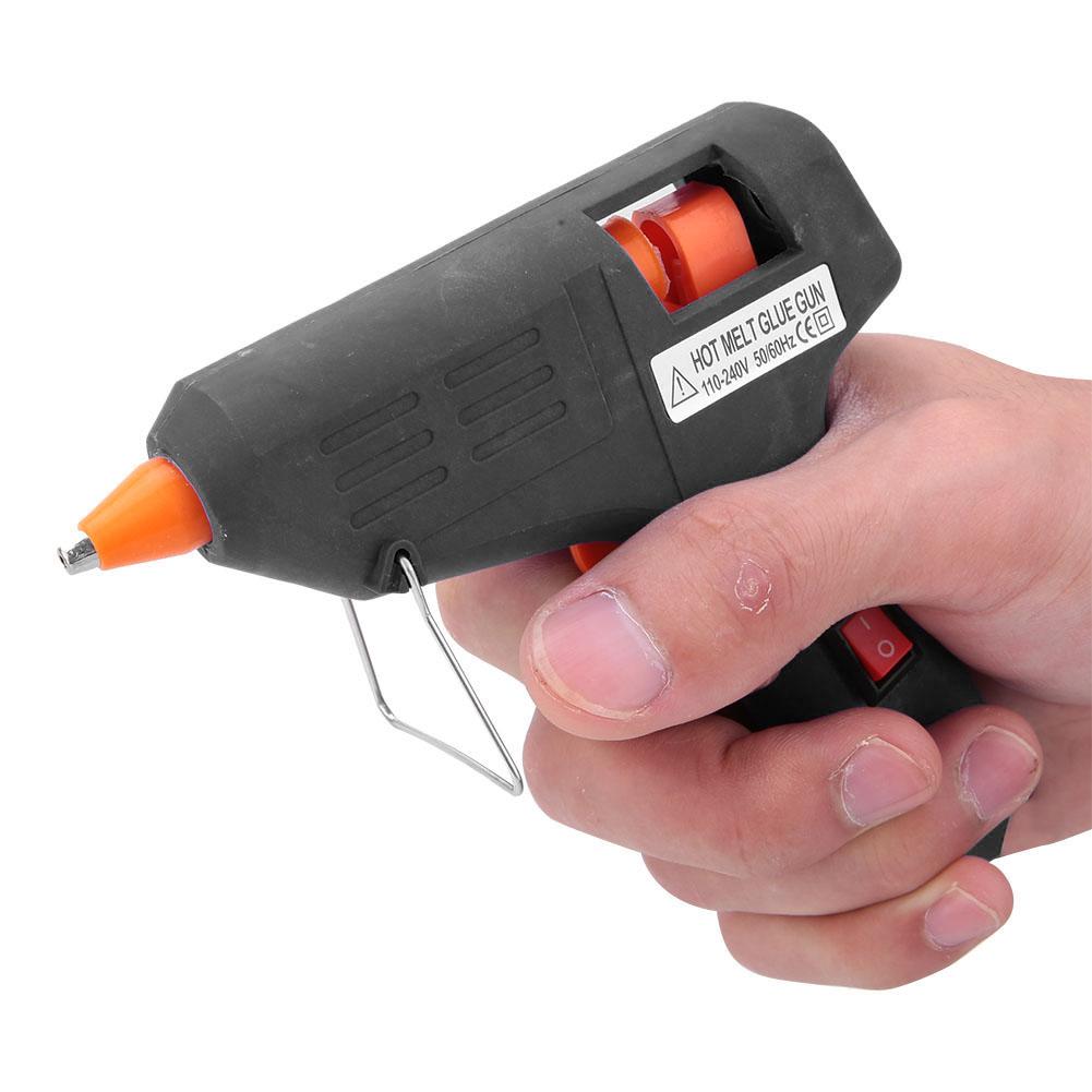 20W Hot Melt Glue with Manual Electric Hot Melt Glue (Black )