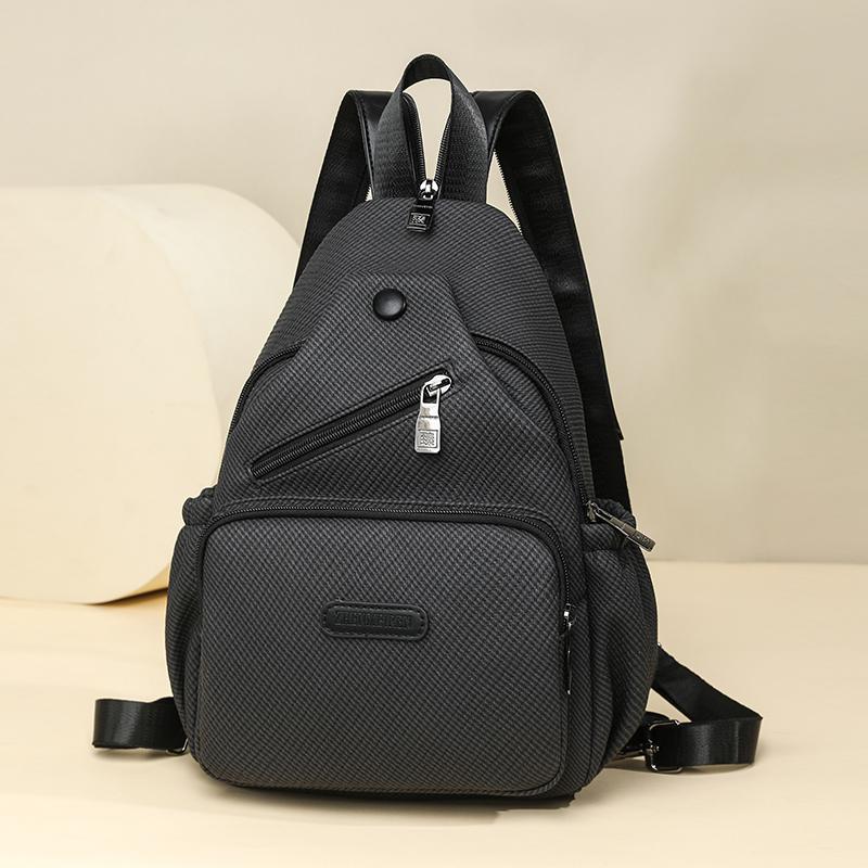 Multifunctional Lightweight Chest Bag Women's Large Capacity Shoulder Bag Commuter Backpack