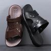 Men's Summer Sandals: Outdoor/Indoor Casual Two-Way Slippers, Breathable Beach & Dad Shoes.