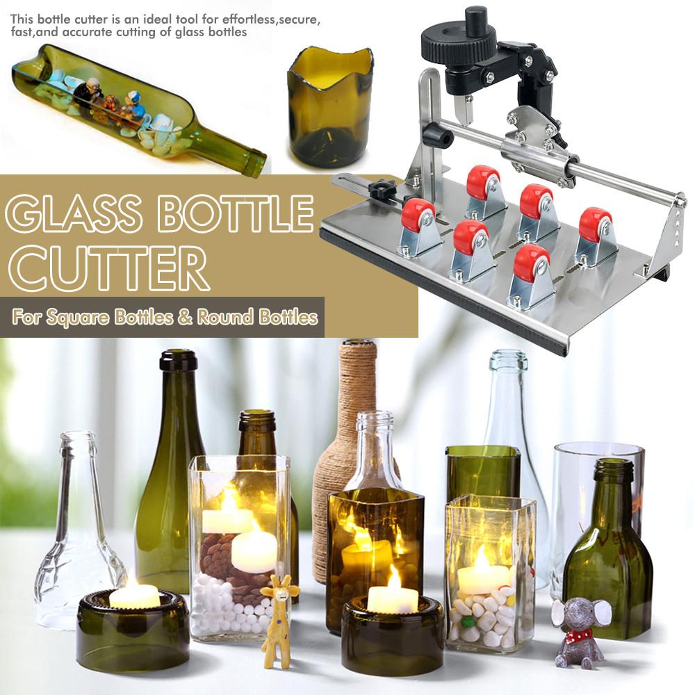Wine Bottle Recycle DIY Curve Cutting Machine New Glass Bottle Cutter Square Round Professional Bottles Glass Cutting Tool