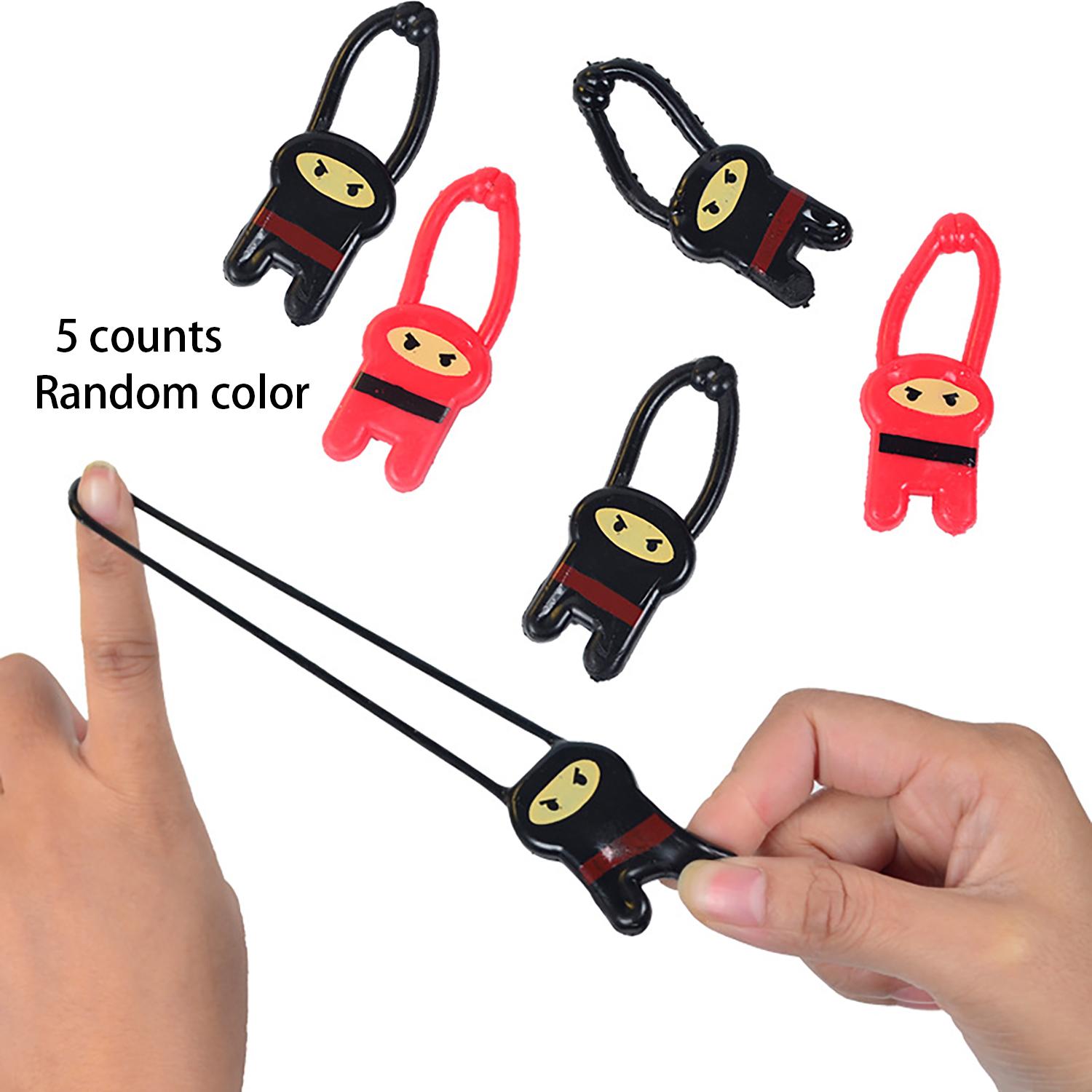 New Unique Pinch and Launch Toy TPR Nostalgic Launch Elastic Children s Trick Ninja Launch Toy Other