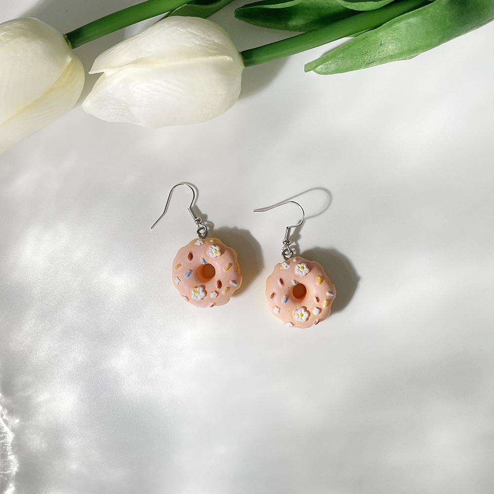 Ice Cream Cake Earrings - Cute Instagram Style with Realistic Design, Fun Creative Accessories for Women