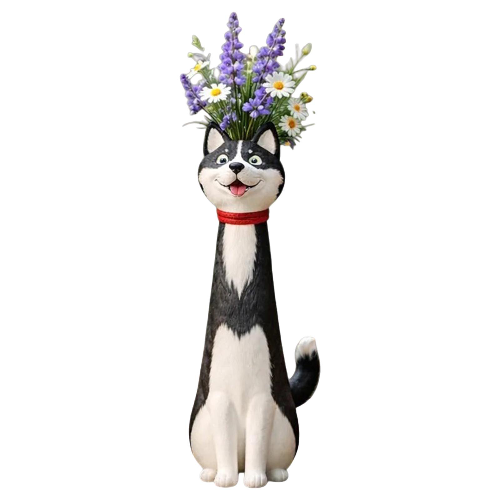

Handcrafted Quirky Animal Vase Modern Unique Flower Vase Creative Ornament for Living Room Office Study & Coffee Table Decor