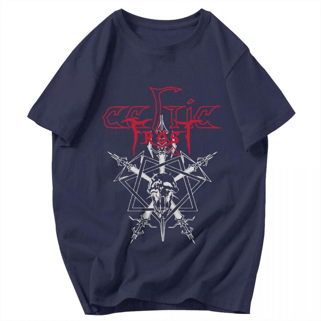 Men T Shirt Celtic Frost 2025 Cotton Y2K Graphic Crewneck Unisex Tops T Shirts