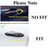 Matte Black Outer Door Handle Cover Trim For Alfa Romeo Giulia /Stelvio 2017-20