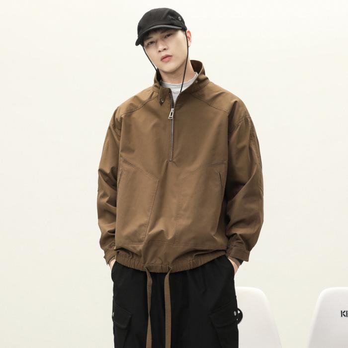 

Мужская куртка-ветровка на осень/зиму 2024 года - Стильный топ для работы для мальчиков 4XL