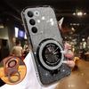 For Realme C85 Pro Case Fashionable Frosted Silicone Soft Clear Dustproof Bracket Adsorb Holder for Realme C85 Back Cover