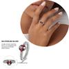 copper Women Rings Crown Heart Zircon Fashion Authentic Finger Ring Anniversary Engagement Wedding Luxury Jewellery