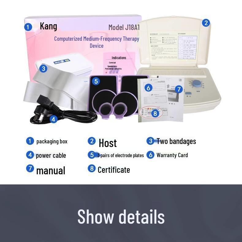 Quanri Kang J18A1 Medium Frequency Pulse Electrotherapy Physiotherapy Massage Device