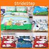 Duvet Bedroom Anime Set Bedding Cover Polyester Decorations Christmas