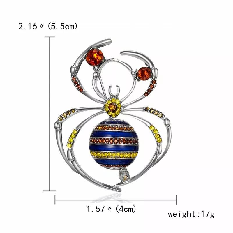 

SKEDS Fashion Exquisite Creative Animal Plant Series Enamel Crystal Badges Brooch For Women Men Elegant Casual Pin Corsages