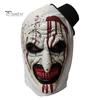 Halloween Clown Face Cushion Latex Soft Blood Terrifier Costume Prop Adult Scary Face Cushion Cosplay Party Accessories