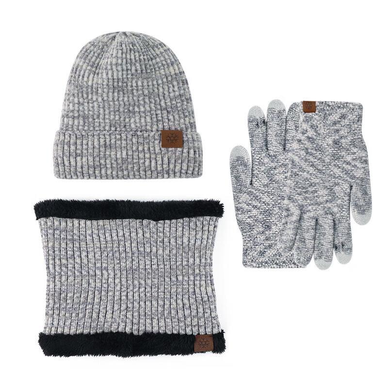 XiHong Winter Warm Hat Scarf Glove Set