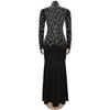 European & American Fashion Women's Long-Sleeve Beaded Bodycon Dress