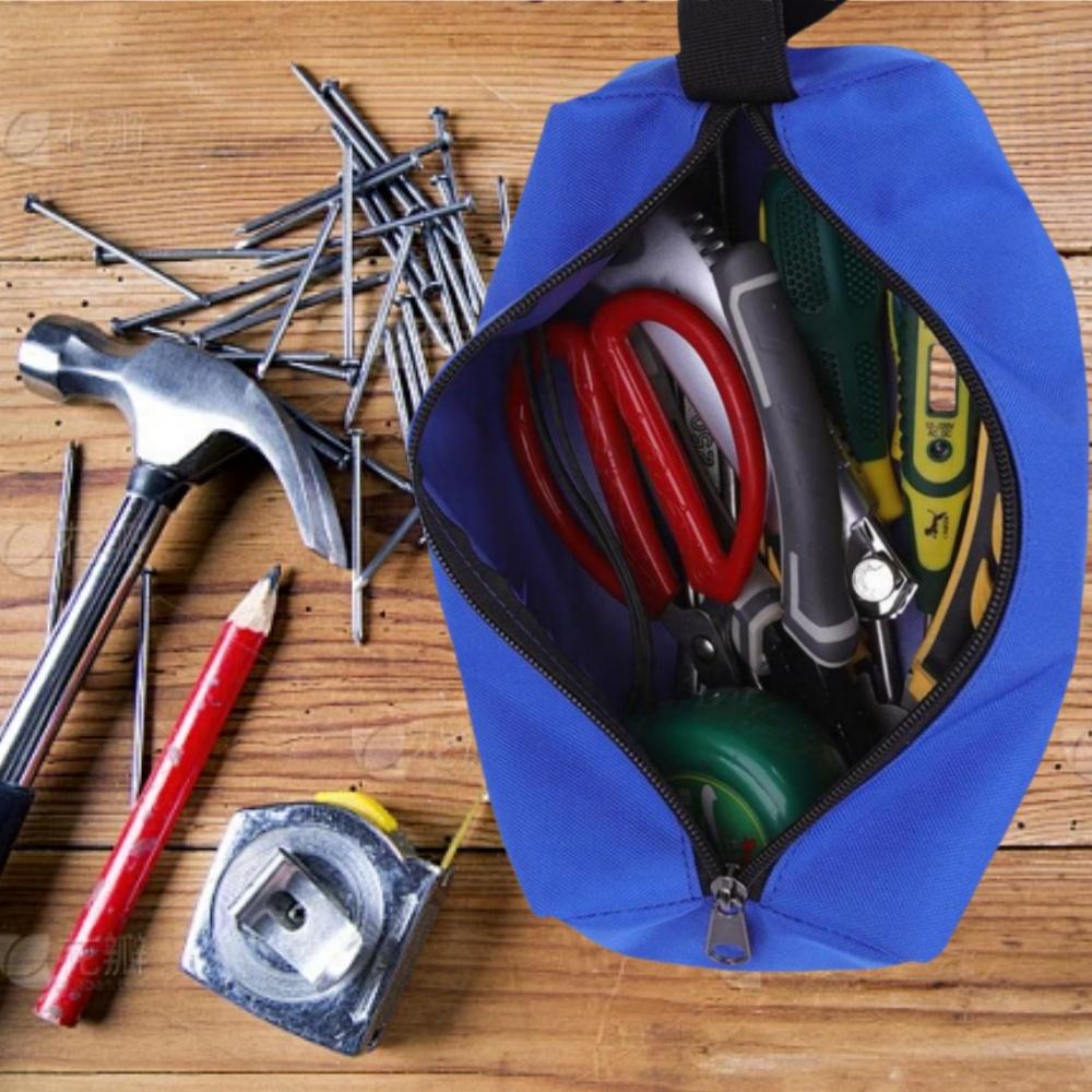 Multi Functional Portable Tool Kit for Organizing Storing Waterproof Hand-held Stationery Bags, Hardware Small Parts Small Repai