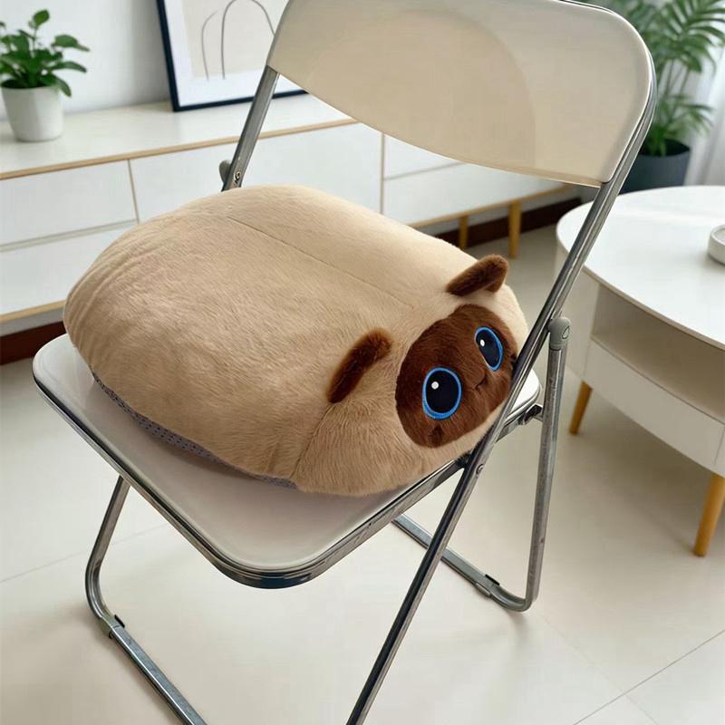 

Adorable Cat Seat Cushion Calico Cat Siam Black Cats Sofa Cushion Car Chair Cushion Gifts For Mother’s Day Home Decoration 40cm коричневий