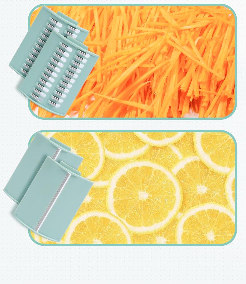 Multifunctional Vegetable Cutter & Grater: Slice & Grate Potatoes, Cucumbers & More