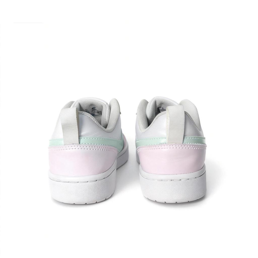 Nike Pink And White Kitten Leather Cushioning Abrasion Resistant Slip Resistant Low Top Skateboard Shoes Unisex Pink BQ5448-100(team1670-)