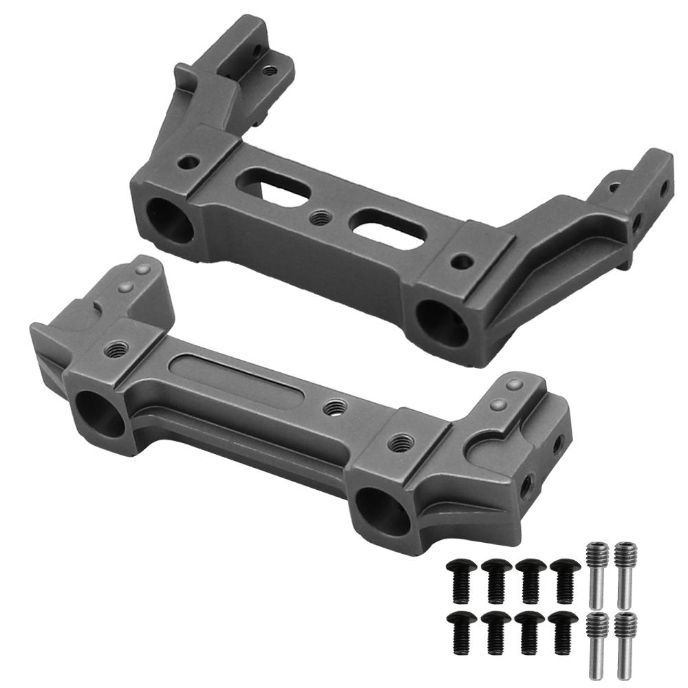 Aluminum Alloy Front Rear Rail Bumper Mounts Stand for 1/10 RC Crawler AXIAL SCX10 II 90046 90047 Metal Upgrade Parts