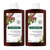 Quinine Edelweiss Shampoo for Strengthening Hair 400ml X 2 (15236479)