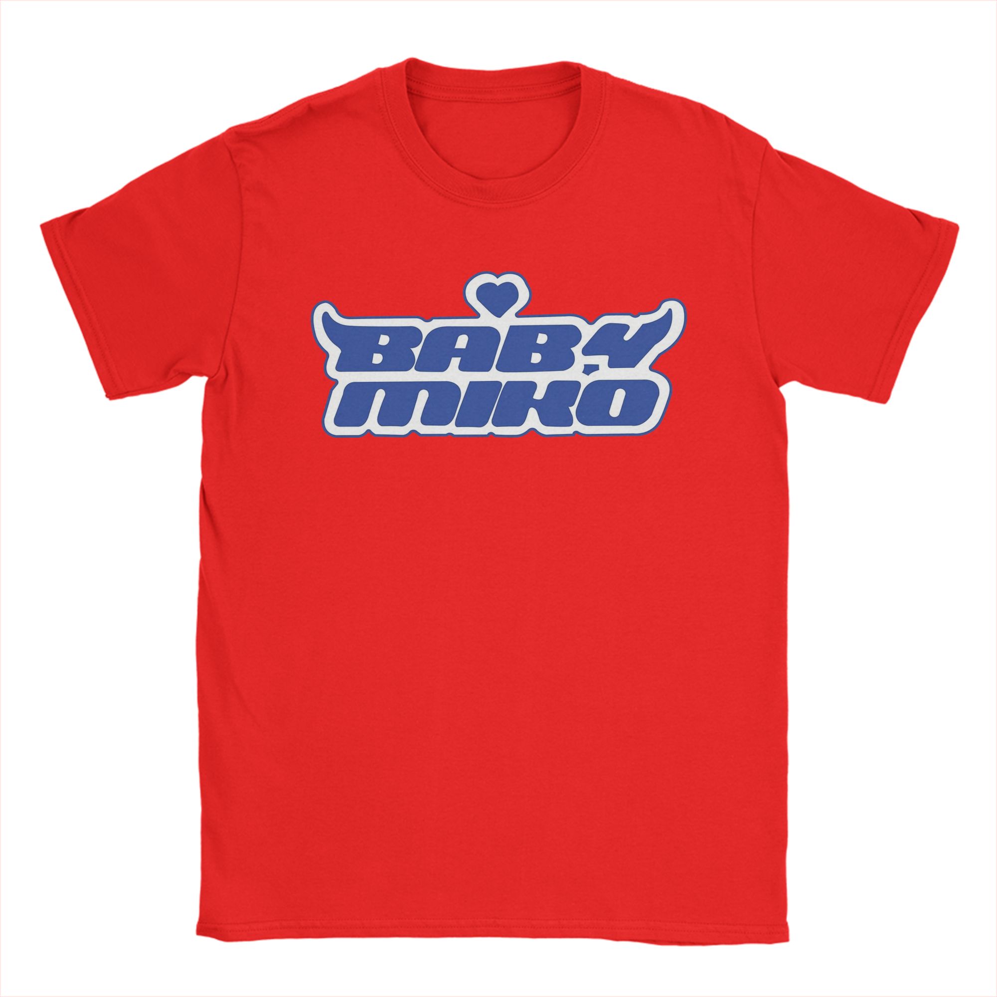 Mens BABY MIKO BLUE Young Miko T Shirts 100 Cotton Clothing Funny Short Sleeve Crew Neck Tees Plus Size TShirt S