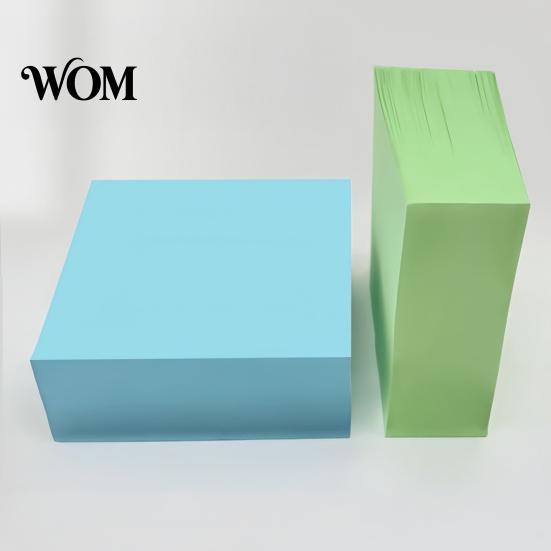 Flexible Note Paper Stick Notes, 3x3in Self-Stick Pads, 300 Sheets Adhesive Small Craft Memo Pads for Reminder, Office, School Supplies