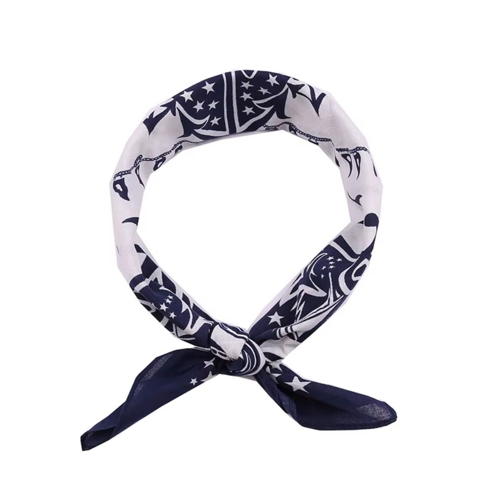 1Pcs Multi-purpose Square Bandana Multi-colored Hiphop Scarf New Headband Headscarf  for Men Women