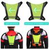 LED Blinker Bike Pack USB Aufladbare Reflektierende Weste Rucksack mit Richtung Anzeige Sicherheit