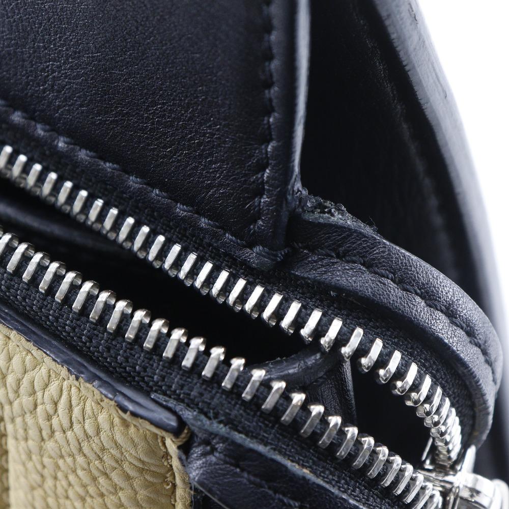 CELINE Edge medium Shoulder Bag Handbag By color Black / beige leather Women Used